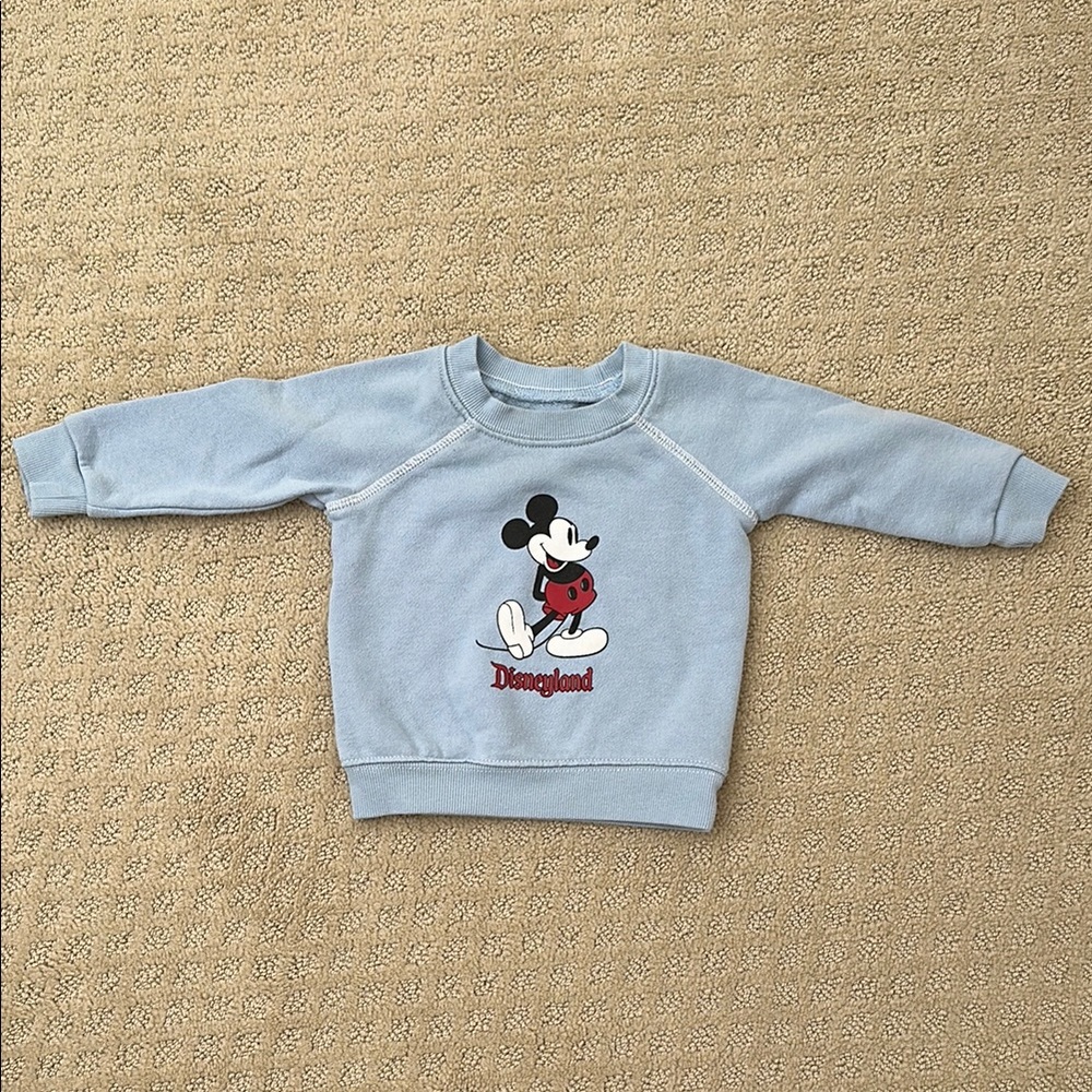 Disney Kids Blue Mickey Mouse Sweatshirt